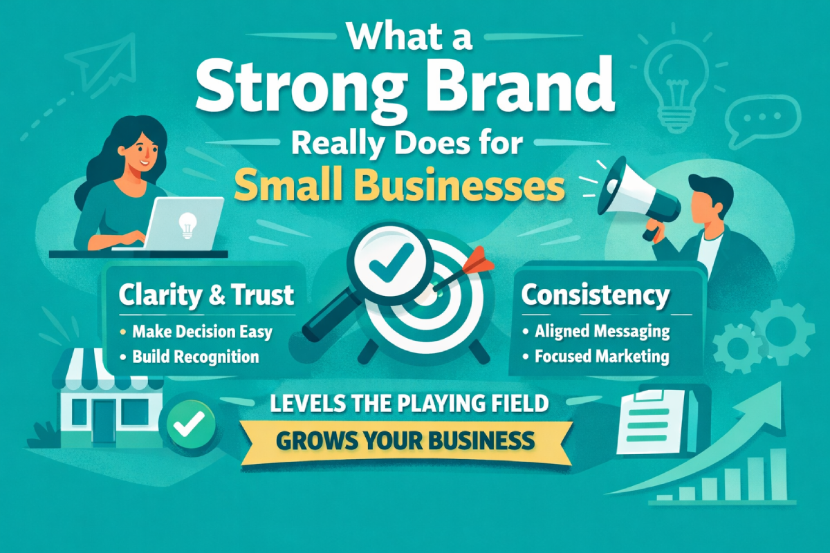 Featured image for “What a Strong Brand Really Does for Small Businesses”